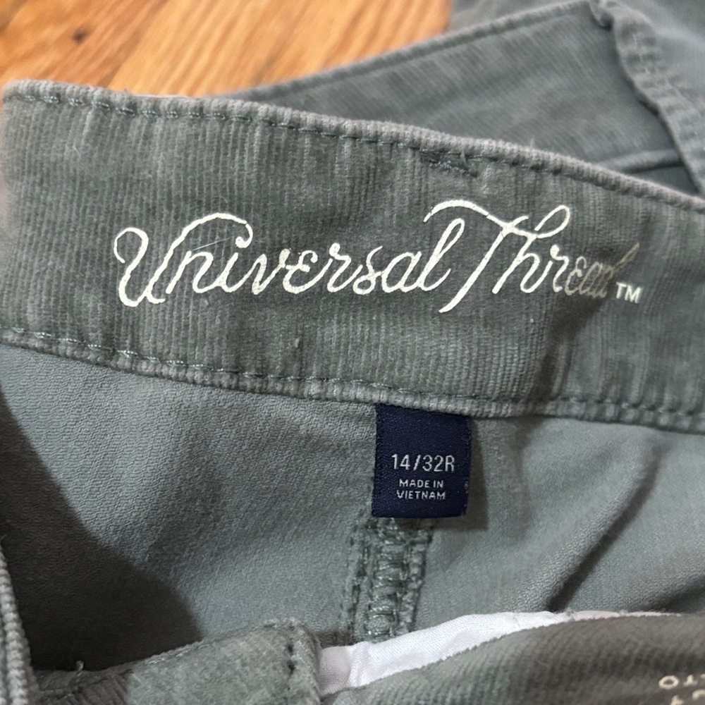 Universal Thread Olive Button-Fly Pants - image 2